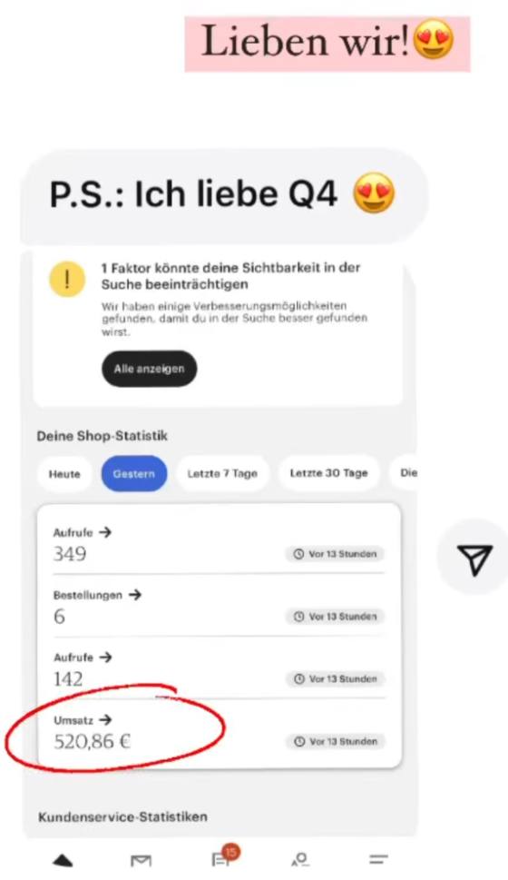 Erfahrungsbericht einer Teilnehmerin – Screenshot einer Nachricht