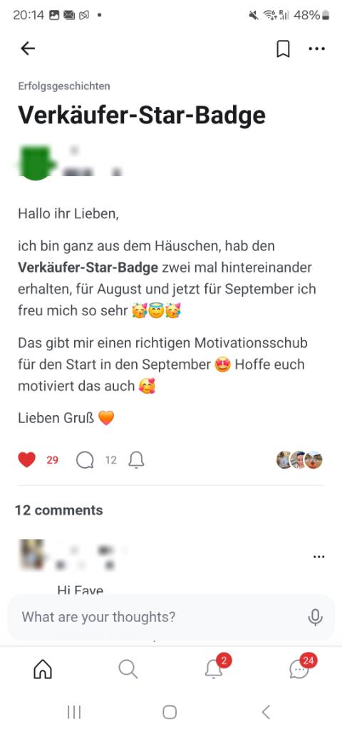 Nachricht an Lotti