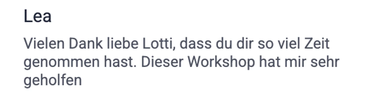 Nachricht aus dem Live-Chat