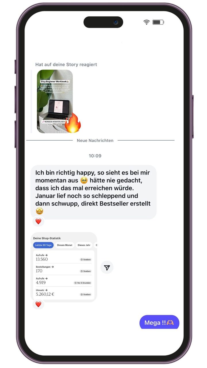 Nachricht an Lotti: Mit Bestseller auf 5.260 € im Monat