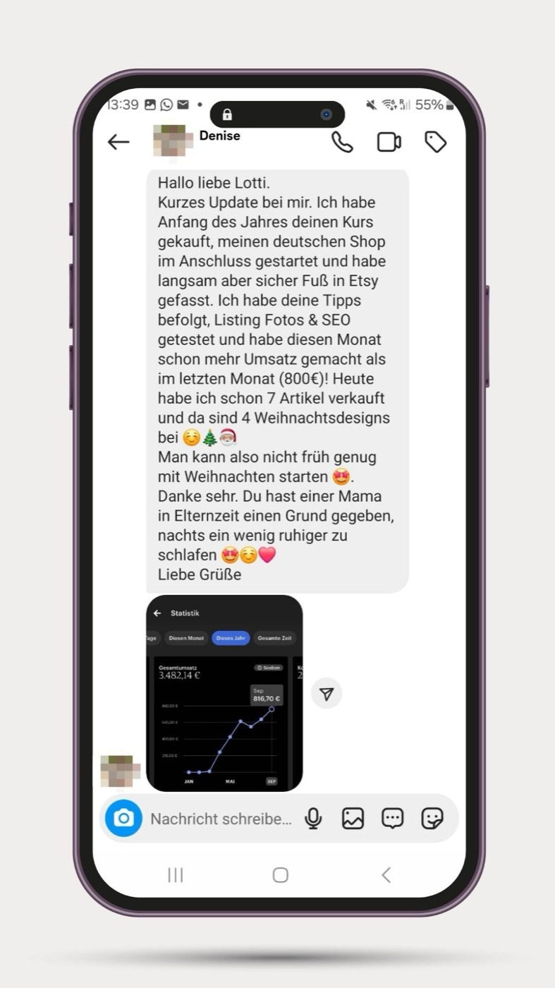 Nachricht von Denise
