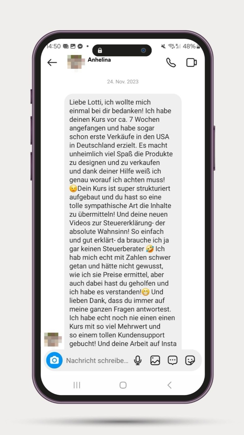 Nachricht von Anhelina