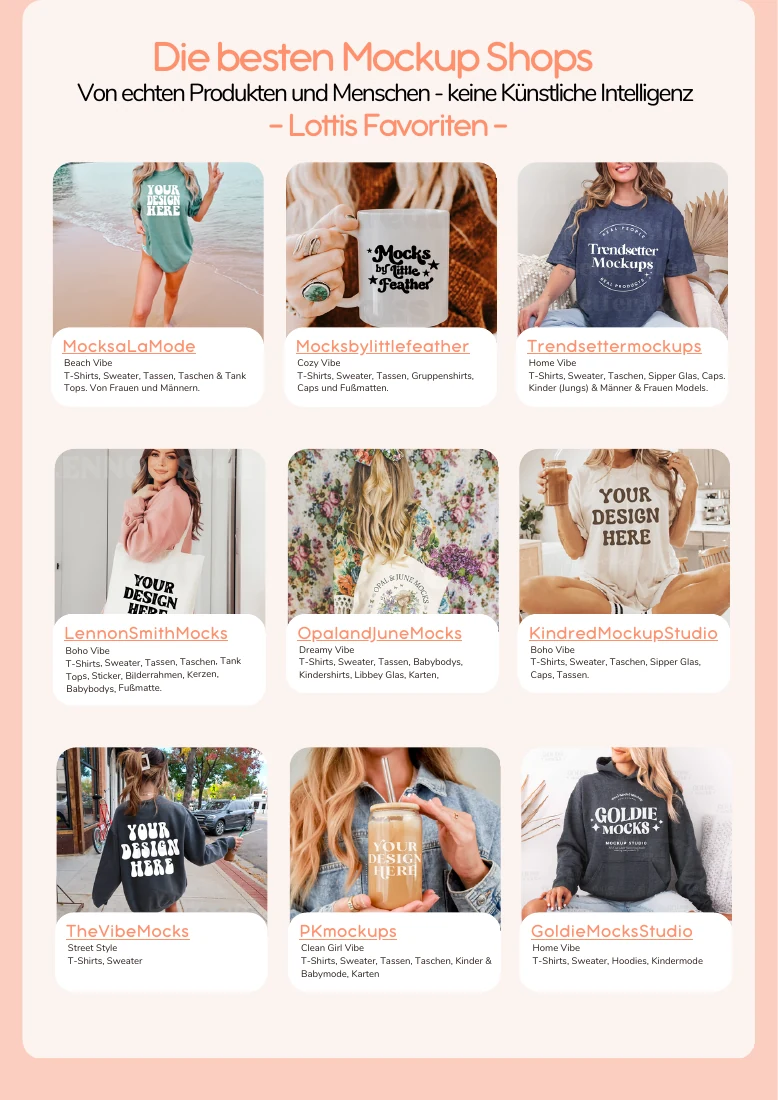 Vorschau der PDF: Die besten Mockup-Shops – Lottis Favoriten