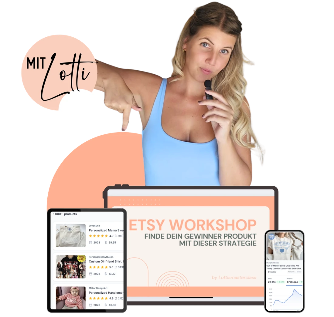 Lotti stellt ihre Etsy Masterclass vor